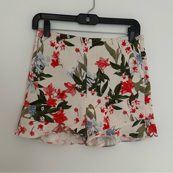 Floral High Waisted Zara Shorts - Picture 2 of 5